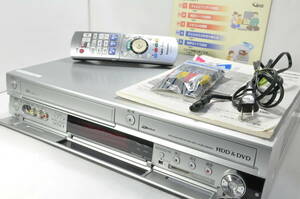 ★早い者勝ち★超絶美品 パナソニック DMR-EH75V VHS⇔DVD⇔HDD ダビOKビデオデッキ！説明書 リモ付 ダビ動作写真有♪