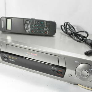 ★極上美品★パナソニック NV-HB370 VHS Hi-Fiビデオデッキ！リモ付！【清掃済】綺麗な商品をお探しの方にオススメです。の画像1