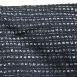 蚊絣 厚手の古い木綿の着物 古布 厚手 藍染 古裂 リメイク 麻 木綿 羽織ｎ815の画像9
