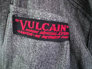 ★フランス ヴィンテージ Vulcain バルカン ブラック シャンブレー アトリエ コート★黒シャン★Black Chambray French Atelier Coat★