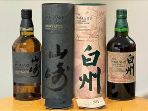 山崎 Smoky Batchと白州 Japanese Forest の2本セット