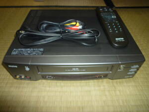 SANYO サンヨー 三洋電機 VZ-H600 VHS ビデオデッキ 中古 動作品 昭和 リモコン付 送料込み