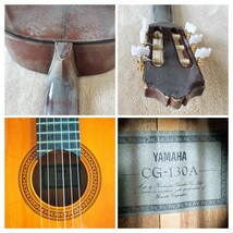 k2 ◆YAMAHA ヤマハ クラシックギター CG-130A 楽器 弦楽器 音楽機材 ケース付き(ジャンク)_画像10