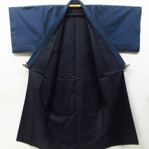 ★着物10★ 1円 絹 アンサンブル 男性用 大島紬 袷 身丈157cm 裄71cm [同梱可] ☆☆☆_画像8