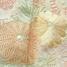 ★着物10★ 1円 絹 訪問着 総刺繍 中国三大刺繍 袷 身丈166cm 裄68cm [同梱可] ☆☆_画像4