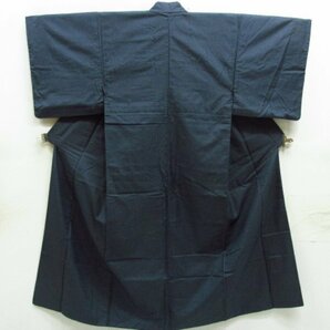 ★着物10★ 1円 絹 長着 男性用 御召 袷 身丈159cm 裄69cm [同梱可] ☆☆の画像2