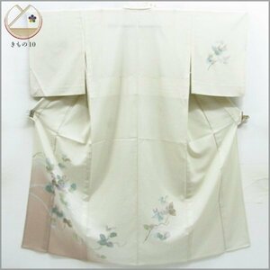 * kimono 10* 1 jpy .. tsukesage . summer thing one . single . length 154cm.63cm [ including in a package possible ] **