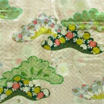 ★着物10★ 1円 絹 振袖 金駒刺繍 袷 身丈159cm 裄64.5cm [同梱可] ☆☆_画像2