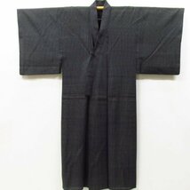 ★着物10★ 1円 麻 長着 男性用 夏物 単衣 身丈142cm 裄66cm [同梱可] ☆☆☆_画像5