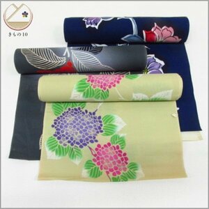 * kimono 10* 1 jpy tree cotton cloth yukata together 3ps.@[ including in a package possible ] **