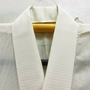 ★着物10★ 1円 麻 長襦袢 紋紗 夏物 単衣 身丈125cm 裄62.5cm [同梱可] ☆☆の画像7