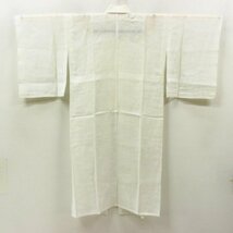 ★着物10★ 1円 麻 長襦袢 紋紗 夏物 単衣 身丈122cm 裄60.5cm [同梱可] ☆☆_画像2