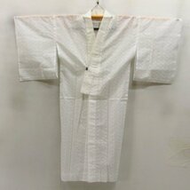 ★着物10★ 1円 木綿 長襦袢 夏物 レース 単衣 身丈127cm 裄62.5cm [同梱可] ☆☆_画像6