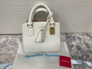 ☆1000円スタート☆ 【未使用】Samantha Thavasa サマンサタバサ レザー　 2WAY ショルダー　ハンドバッグ　ノベルティ　非売品　◆23556