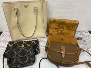 ☆1000円スタート☆ ブランド バッグ おまとめ 6点 PRADA プリマクラッセ carven renoma ロンシャン クラッチ ショルダー トート ◆23855