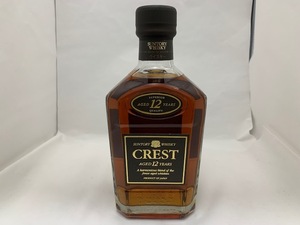 ☆1000円スタート☆ 【未開栓】SUNTORY WHISKY CREST サントリー クレスト 12年 旧ボトル 750ml 43% ◆24139