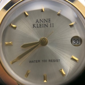 ☆1000円スタート☆ ANNE KLEIN Ⅱ アンクライン WATER 100 RESIST レディース 腕時計 ◆24199の画像3