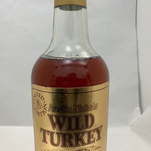 ☆格安セール☆ 未開栓 WILD TURKEY 12年 ワイルド ターキー リミテッド エディション ゴールド バーボン ウイスキー 750m 50,5％ ◆24502の画像9