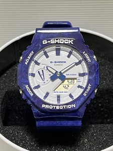 CASIO G-SHOCK GA-2100BWP カーボンコアガード ブルー ホワイト