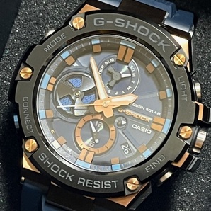 CASIO G-SHOCK G-STEEL GST-B100G-2AJF Bluetooth ソーラー腕時計 ローズゴールドの画像4