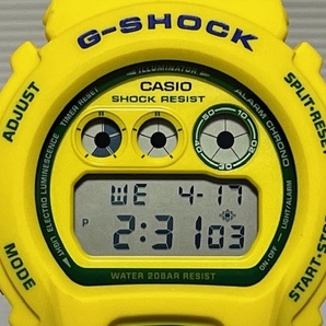 CASIO G-SHOCK DW-6900WC-9 006 FIFA ワールドカップ ブラジルカラー イエロー グリーンの画像6