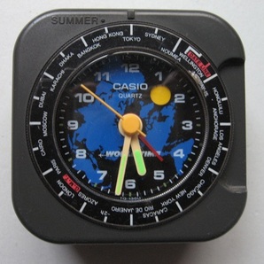 CASIO WORLD TIME TQ-130U トラベルクロック 動作確認品の画像1
