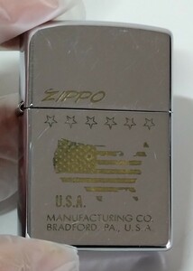 ZIPPO U.S.A オイルライター 喫煙具 Zippo zippo ジッポー ジッポ ライター 中古 着火未確認 シルバーカラー