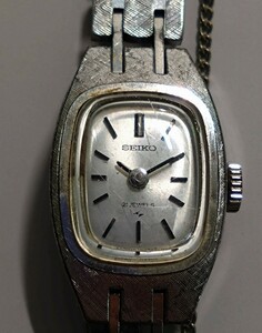 【E】 手巻き 腕時計 SEIKO 21JEWELS 11-3350 WGP BACK ST.STEEL 中古 ジャンク レトロ セイコー シルバー文字盤