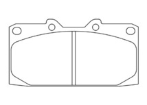 スカイライン R32系 ブレーキパッド フロント左右セット エンドレス MX72 EP230 ENDLESS フロントのみ SKYLINE ブレーキパット_画像2