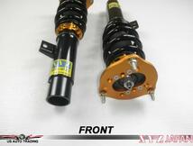 A3 3ドア クワトロ 8PBDBF 8PBMJF 車高調 XYZ SSタイプ SS-AU09 取付セット アライメント込 SS-DAMPER quattro 車高調整キット ローダウン_画像3