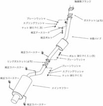 シルビア S15 マフラー HKS サイレントハイパワー 31019-AN017 取付セット SILVIA スポーツマフラー_画像3