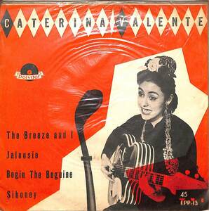 C00197996/EP/カテリーナ・ヴァレンテ「The Breeze And I/Jalousie/Begin The Beguine/Siboney(1955年：EPP-13)」