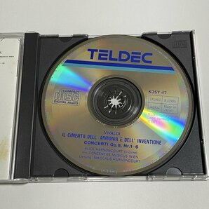 国内盤CD『ヴィヴァルディ：春、夏、秋、冬(四季) /海の嵐/喜び/ アーノンクール』K35 Y47 TELDEC 初期盤の画像4