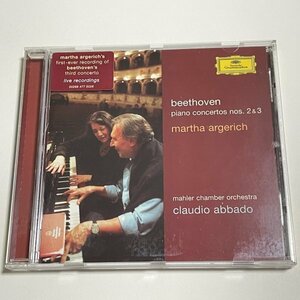 CD『ベートーヴェン:ピアノ協奏曲第2番・第3番 マルタ・アルゲリッチ クラウディオ・アバド』マーラー・チェンバー・オーケストラ