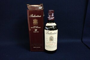 ★0426104 Ballantines バランタイン 17年 ベリーオールド スコッチウイスキー 箱付 ★