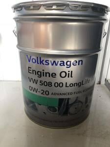 *VW original engine oil 0W-20 20 new goods unused VW508 pail can Volkswagen *