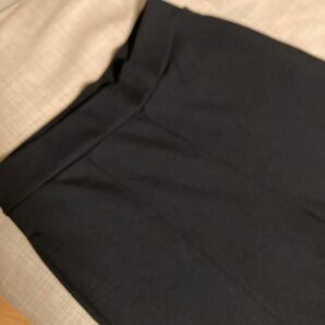 ★中古美品★ユニクロ UNIQLO ミラノリブ ワイドパンツM黒の画像2