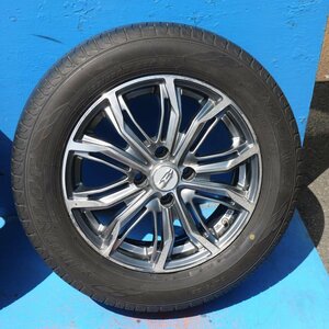 BROCHEN　15インチ　5.5J　4穴100　185/65R15　ダンロップ　4本セット