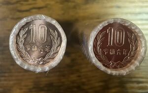 10円玉　令和6年新貨ロール　2本セット
