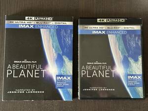 IMAX 『 A BEAUTIFUL PLANET 』 4K UHD＋ブルーレイ 2枚組 米国盤 DTSX 日本のプレイヤーで再生OK 超美品 IMAX ENHANCED HDR 超高画質盤 