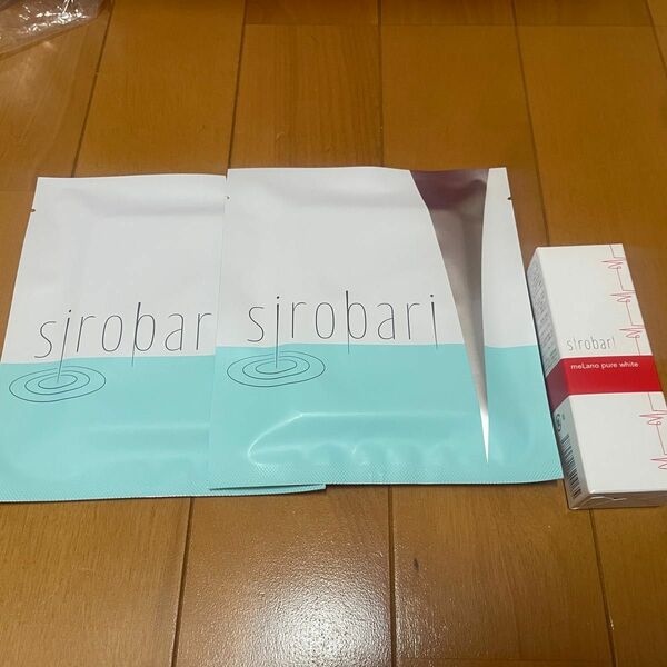 sirobari ２枚入り×2P メラノアタック　薬用メラノピュアホワイト美容液20g1本
