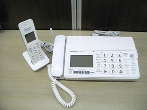 FAX 子機1台 パナソニック おたっくす 電話機 KX-PZ210 パーソナルファックス 動作確認済み 白 苫小牧西店