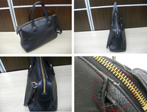 FURLA 2Way トートバッグ ジャダ GIADA ショルダーバッグ 黒 フルラ レザー USED品 苫小牧西店_画像2