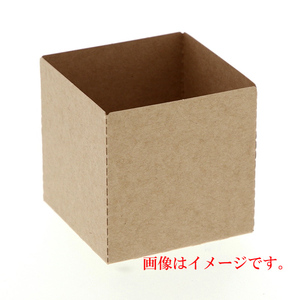  confectionery material Cube cup 60 CB12 tea plain 100 sheets cupcake paper container disposable confection container 2 box set (200 sheets ) Tomakomai west shop 