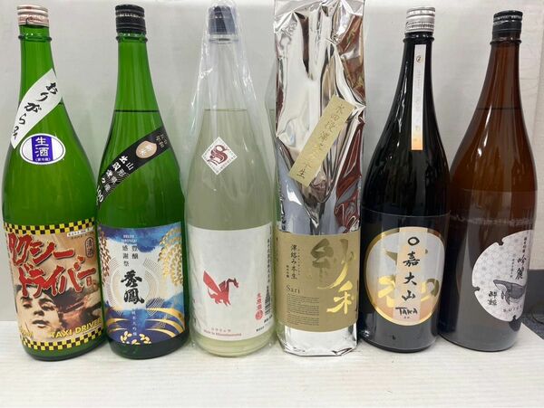 日本酒　一升瓶6本セット