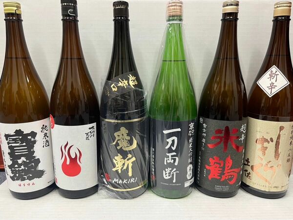 日本酒　一升瓶6本セット