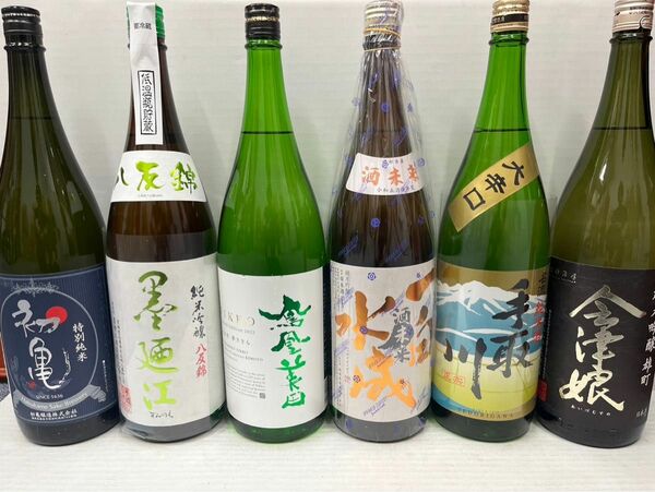 日本酒　一升瓶6本セット