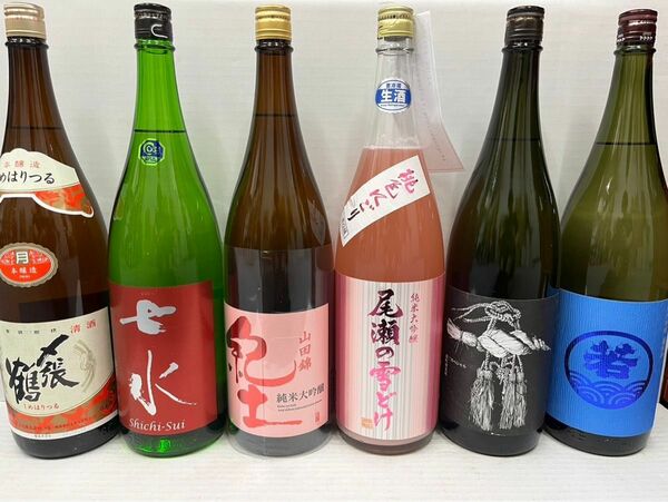 値下げ！日本酒　一升瓶6本セット