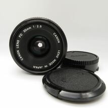 1円スタートCanon LENS NEW FD 35mm F 2.8 キヤノン 単焦点レンズ 現状品_画像1