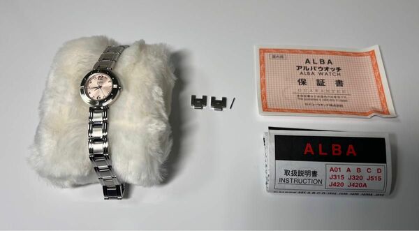 【中古品】ALBA WATCH　アルバウォッチ　腕時計　保証付　アクセサリー